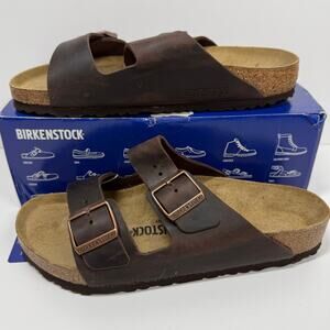 NIB • Birkenstock Arizona Oiled Leather Size: 41 L10/M8- Normal Width
